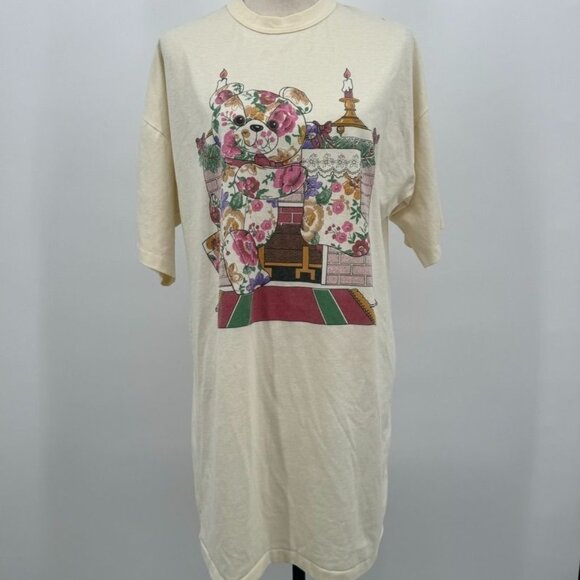 vintage milaca christmas bear sleep dress - Picture 1 of 9